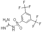 CAS 登录号：175136-69-3， N-(氨基亚胺甲基)-3,5-二(三氟甲基)-苯磺酰胺