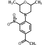 CAS#: 175136-73-9， 1-[4-(2,6-Dimethyl-4-Morpholinyl)-3-Nitrophenyl]Ethanone