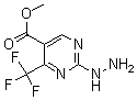 结构式 CAS# 175137-28-7, 2-肼基-4-(三氟甲基)-5-嘧啶羧酸甲酯