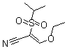 结构式 CAS# 175201-71-5, 3-乙氧基-2-[(1-甲基乙基)磺酰基]-2-丙烯腈