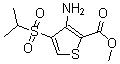 structure of CAS# 175201-72-6, 3-Amino-4-[(1-Methylethyl)Sulfonyl]-2-Thiophenecarboxylic Acid Methyl Ester;Methyl 3-Amino-4-(Isopropylsulphonyl)Thiophene-2-Carboxylate;METHYL 3-AMINO-4-(ISOPROPYLSULFONYL)THIOPHENE-2-CARBOXYLATE