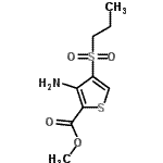CAS 登录号：175201-74-8， 甲基3-氨基-4-(丙基磺酰基)-2-噻吩羧酸酯