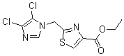 CAS#: 175202-20-7， 2-[(4,5-Dichloro-1H-Imidazol-1-Yl)Methyl]-4-Thiazolecarboxylic Acid Ethyl Ester