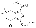 CAS#: 175202-42-3， 4,5,6,7-Tetrahydro-6,6-Dimethyl-4-Oxo-3-(Propylthio)-Benzo[c]Thiophene-1-carboxylic Acid Methyl Ester