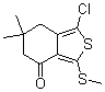 structure of CAS# 175202-90-1, 1-Chloro-6,7-Dihydro-6,6-Dimethyl-3-(Methylthio)-Benzo[c]Thiophen-4(5H)-One;1-CHLORO-6,6-DIMETHYL-3-(METHYLTHIO)-4,5,6,7-TETRAHYDROBENZO[C]THIOPHEN-4-ONE;1-CHLORO-6,6-DIMETHYL-3-METHYLTHIO-4,5,6,7-TETRAHYDROBENZO(C)THIOPHENE-4-ONE;1-Chloro-6,6-Dimethyl-3-(Methylthio)-6,7-Dihydrobenzo[C]Thiophen-4(5H)-One