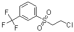 structure of CAS# 175203-09-5, 1-[(2-Chloroethyl)Sulfonyl]-3-(Trifluoromethyl)-Benzene;2-Chloroethyl 3-[(Trifluoromethyl)Phenyl] Sulphone 97%;1-[(2-Chloroethyl)Sulfonyl]-3-(Trifluoromethyl)Benzene;2-Chloroethyl3-[(Trifluoromethyl)Phenyl]Sulphone97%