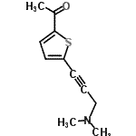 CAS#: 175203-63-1， 1-{5-[3-(Dimethylamino)-1-Propyn-1-Yl]-2-Thienyl}Ethanone