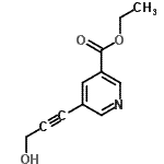 CAS#: 175203-66-4， Ethyl 5-(3-Hydroxy-1-Propyn-1-Yl)Nicotinate