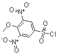 structure of CAS# 175203-74-4, 4-Methoxy-3,5-Dinitro-Benzenesulfonylchloride;4-Methoxy-3,5-Dinitrobenzene-1-Sulfonyl Chloride;3,5-DINITRO-4-METHOXYBENZENE1-SULFONYL CHLORIDE;3,5-DINITRO-4-METHOXYBENZENESULPHONYL CHLORIDE