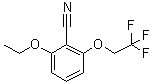 structure of CAS# 175204-04-3, 2-Ethoxy-6-(2,2,2-Trifluoroethoxy)Benzonitrile;2-Ethoxy-6-(2,2,2-trifluoroethoxy)benzonitrile, tech;6-ethoxy-2-(2,2,2-trifluoroethoxy)benzenecarbonitrile;MFCD00068218