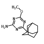 CAS#: 175204-71-4， 4-(Adamantan-1-Yl)-6-Methoxy-1,3,5-Triazin-2-Amine