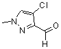 structure of CAS# 175204-81-6, 4-Chloro-1-Methyl-1H-Pyrazole-3-Carboxaldehyde;1H-Pyrazole-3-Carboxaldehyde, 4-Chloro-1-Methyl- (9CI);4-Chloro-1-Methyl-1H-Pyrazole-3-Carbaldehyde, 95+%;4-CHLORO-1-METHYLPYRAZOLE-3-CARBOXALDEHYDE, 95+%