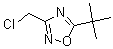 结构式 CAS# 175205-41-1, 3-(氯甲基)-5-叔丁基-1,2,4-恶二唑