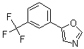 结构式 CAS# 175205-48-8, 5-[3-(三氟甲基)苯基]恶唑