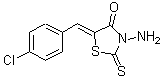 CAS#: 17521-20-9, (5Z)-3-Amino-5-(4-Chlorobenzylidene)-2-Thioxo-1,3-Thiazolidin-4-One