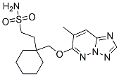 CAS#: 175215-29-9， 2-[1-[(7-Methyl-[1,2,4]Triazolo[5,1-f]Pyridazin-6-Yl)Oxymethyl]Cyclohexyl]Ethanesulfonamide