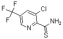 结构式 CAS# 175277-46-0, 3-氯-5-(三氟甲基)吡啶-2-硫代甲酰胺