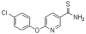 CAS#: 175277-58-4， 6-(4-Chlorophenoxy)-3-Pyridinecarbothioamide