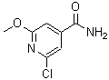 structure of CAS# 175277-66-4, 2-Chloro-6-Methoxyisonicotinamide;2-chloro-6-methoxypyridine-4-carboxamide;4-PYRIDINECARBOXAMIDE,2-CHLORO-6-METHOXY-;ZINC00166630