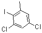 structure of CAS# 175277-97-1, 1,5-Dichloro-2-Iodo-3-Methyl-Benzene;1,5-DICHLORO-2-IODO-3-METHYLBENZENE;2,4-DICHLORO-6-METHYLIODOBENZENE;3,5-DICHLORO-2-IODOTOLUENE