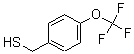 structure of CAS# 175278-03-2, 4-(Trifluoromethoxy)-Benzenemethanethiol;[4-(Trifluoromethoxy)Phenyl]Methanethiol, 95+%;[4-(TRIFLUOROMETHOXY)PHENYL]METHANETHIOL;4-(TRIFLUOROMETHOXY)BENZYL MERCAPTAN