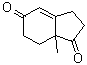 structure of CAS# 17553-89-8, 7alpha-Methyl-2,3,7,7alpha-Tetrahydro-1H-Indene-1,5(6H)-Dione;(R)-(-)-2<wbr>,3,7,7a-T<wbr>etrahydro<wbr>-7a-methy<wbr>l-1H-inde<wbr>ne-1,5(6H<wbr>)-dione;2,3,7,7a-Tetrahydro-7a-methyl-1H-indene-1,5(6H)-dione;7a-Methyl-2,3,5,6,7,7a-hexahydro-1H-indene-1,5-dione