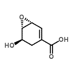 CAS#: 175546-00-6， (1R,5R,6S)-5-Hydroxy-7-Oxabicyclo[4.1.0]Hept-2-Ene-3-Carboxylic Acid