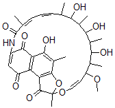 CAS#: 17555-51-0， 25-Deacetoxy-25-Hydroxyrifamycin