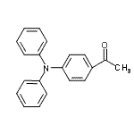 structure of CAS# 1756-32-7, 1-[4-(Diphenylamino)Phenyl]Ethanone