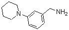structure of CAS# 175696-71-6, 3-(1-Piperidinyl)-Benzenemethanamine;1-(3-Piperidin-1Ylphenyl)Methanamine 95%;(3-(Piperidin-1-Yl)Phenyl)Methanamine;1-(3-PIPERIDIN-1YLPHENYL)METHANAMINE