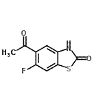 CAS#: 175711-85-0， 5-Acetyl-6-Fluoro-1,3-Benzothiazol-2(3H)-One