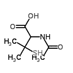 CAS#: 175795-30-9， 2-Acetamido-3-lambda<Sup>1</Sup>-Sulfanyl-3-Methyl-Butanoic Acid
