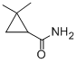 structure of CAS# 1759-55-3, 2,2-Dimethylcyclopropane Carboxamide;2,2-DIMETHYLCYCLOPROPANE-1-CARBOXAMIDE;CYCLOPROPANECARBOXAMIDE, 2,2-DIMETHYL-;1-Carbamoyl-2,2-Dimethylcyclopropane