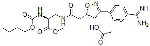 CAS#: 176022-59-6， Roxifiban acetate