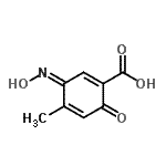 CAS#: 176095-50-4， (3Z)-3-(Hydroxyimino)-4-Methyl-6-Oxo-1,4-Cyclohexadiene-1-Carboxylic Acid