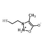 CAS#: 176658-78-9， 4-Methyl-3-(2-Sulfanylethyl)-2,3-Dihydro-1,2,3-Oxadiazol-2-Ium-5-Olate