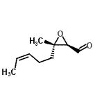 CAS#: 176695-89-9， (2R,3S)-3-Methyl-3-[(3Z)-3-Penten-1-Yl]-2-Oxiranecarbaldehyde