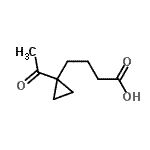 CAS 登录号：176791-01-8， 4-(1-乙酰基环丙基)丁酸