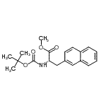 CAS#: 176896-73-4， Methyl N-{[(2-Methyl-2-Propanyl)Oxy]Carbonyl}-3-(2-Naphthyl)-L-Alaninate