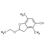 CAS#: 176910-22-8， 2-Ethoxy-4,7-Dimethyl-2,3-Dihydro-1-Benzofuran-5-Ol