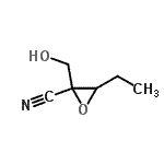 CAS#: 176956-53-9， 3-Ethyl-2-(Hydroxymethyl)-2-Oxiranecarbonitrile
