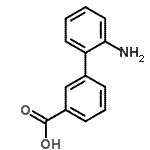 结构式 CAS# 177171-15-2, 2'-氨基-3-联苯基羧酸