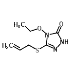 CAS#: 177175-53-0， 5-(Allylsulfanyl)-4-Ethoxy-2,4-Dihydro-3H-1,2,4-Triazol-3-One