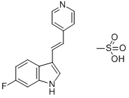 CAS#: 177181-26-9， 5-Fluoro-3-[(E)-2-Pyridin-4-Ylethenyl]-1H-Indole