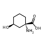 CAS#: 177186-21-9， (1S,3S)-1-Amino-3-hydroxycyclohexanecarboxylic acid