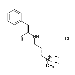 CAS#: 177190-98-6， N,N,N-Trimethyl-3-{[(1E)-3-Oxo-1-Phenyl-1-Propen-2-Yl]Amino}-1-Propanaminium Chloride