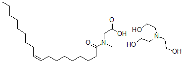CAS 登录号：17736-08-2， 三乙醇胺油酰基肌氨酸盐