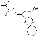 CAS#: 177414-98-1， 2,3-O-1,1-Cyclohexanediyl-5-O-(2,2-Dimethylpropanoyl)-D-Ribofuranose