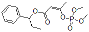 CAS#: 17747-24-9， 3-(Dimethoxyphosphinyloxy)-2-Butenoic Acid alpha-Ethylbenzyl Ester