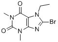 structure of CAS# 17801-69-3, 8-Bromo-7-Ethyl-3,7-Dihydro-1,3-Dimethyl-1H-Purine-2,6-Dione;8-BROMO-7-ETHYL-1,3-DIMETHYL-2,3,6,7-TETRAHYDRO-1H-PURINE-2,6-DIONE